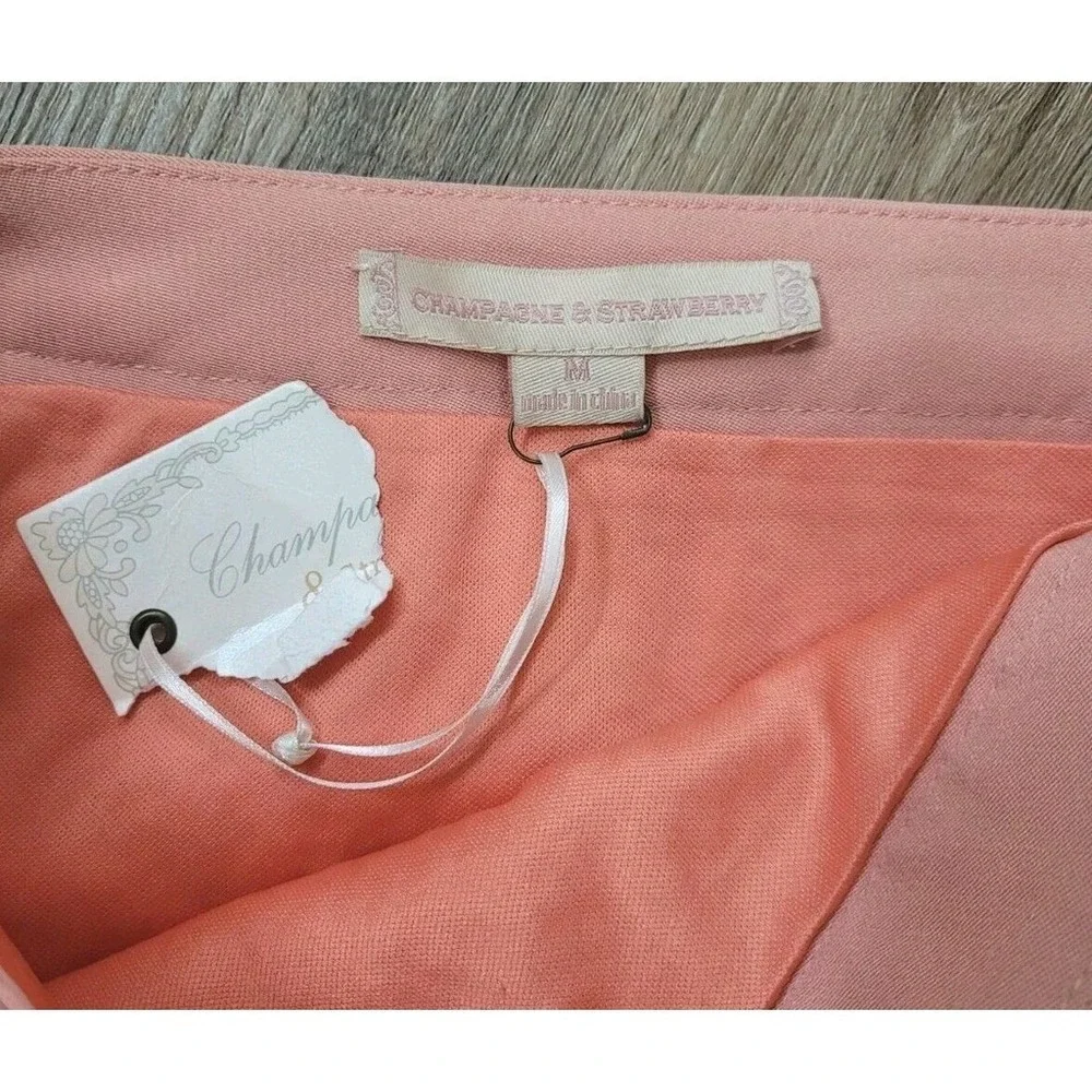 Champagne & Strawberry Sequin and Crocheted Skirt Size M NWT - Picture 5 of 10